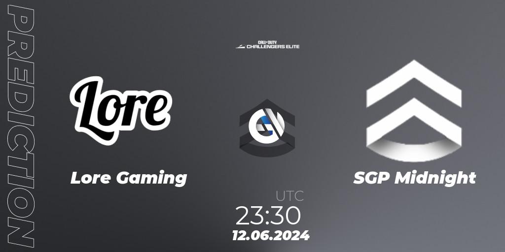 Lore Gaming - SGP Midnight: Maç tahminleri. 12.06.2024 at 22:30, Call of Duty, Call of Duty Challengers 2024 - Elite 3: NA