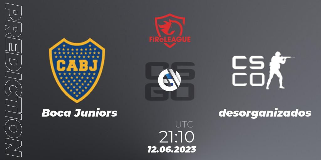 Boca Juniors - desorganizados: Maç tahminleri. 12.06.23, CS2 (CS:GO), FiReLEAGUE Argentina 2023: Closed Qualifier