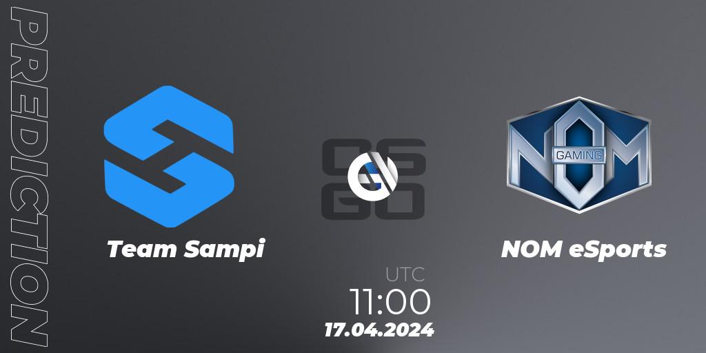 Team Sampi - NOM eSports: Maç tahminleri. 17.04.24, CS2 (CS:GO), CCT Season 2 Europe Series 1 Closed Qualifier