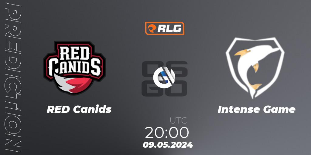 RED Canids - Intense Game: Maç tahminleri. 09.05.2024 at 20:00, Counter-Strike (CS2), RES Latin American Series #4
