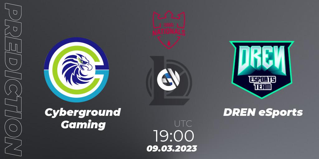 Cyberground Gaming - DREN eSports: Maç tahminleri. 09.03.2023 at 19:00, LoL, PG Nationals Spring 2023 - Group Stage