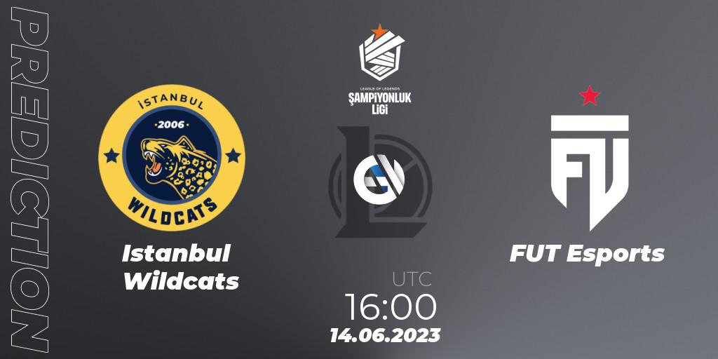 Istanbul Wildcats - FUT Esports: Maç tahminleri. 14.06.23, LoL, TCL Summer 2023 - Group Stage