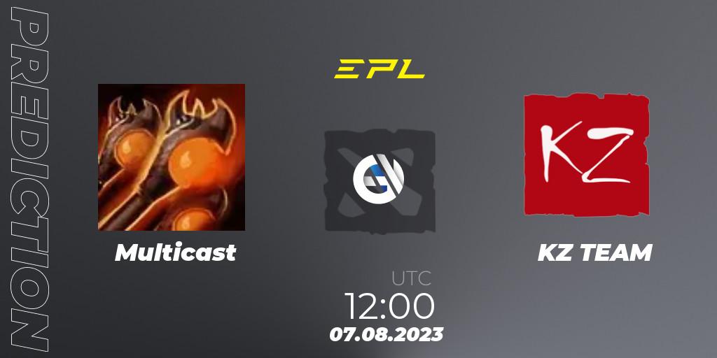 Multicast - KZ TEAM: Maç tahminleri. 07.08.2023 at 13:20, Dota 2, European Pro League Season 11