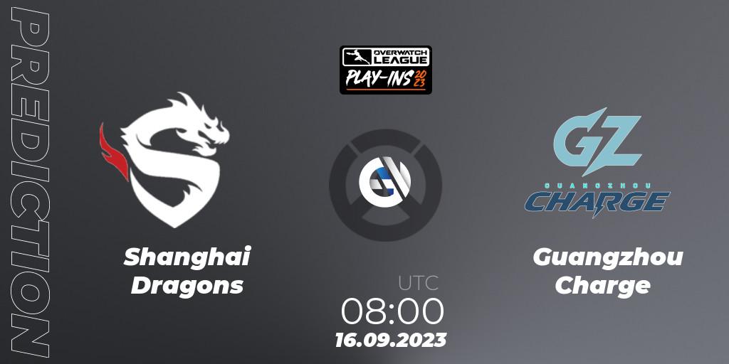 Shanghai Dragons - Guangzhou Charge: Maç tahminleri. 16.09.23, Overwatch, Overwatch League 2023 - Play-Ins