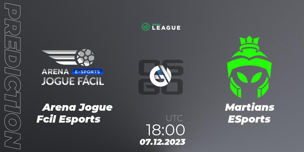 Arena Jogue Fácil Esports - Martians ESports: Maç tahminleri. 07.12.2023 at 18:00, Counter-Strike (CS2), ESEA Season 47: Open Division - South America