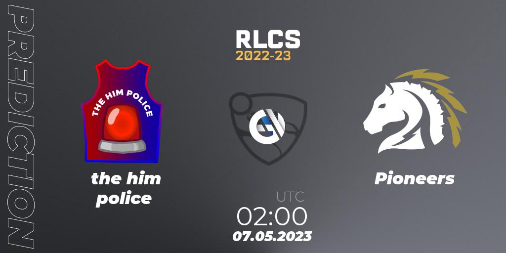 the him police - Pioneers: Maç tahminleri. 07.05.2023 at 02:00, Rocket League, RLCS 2022-23 - Spring: Oceania Regional 1 - Spring Open