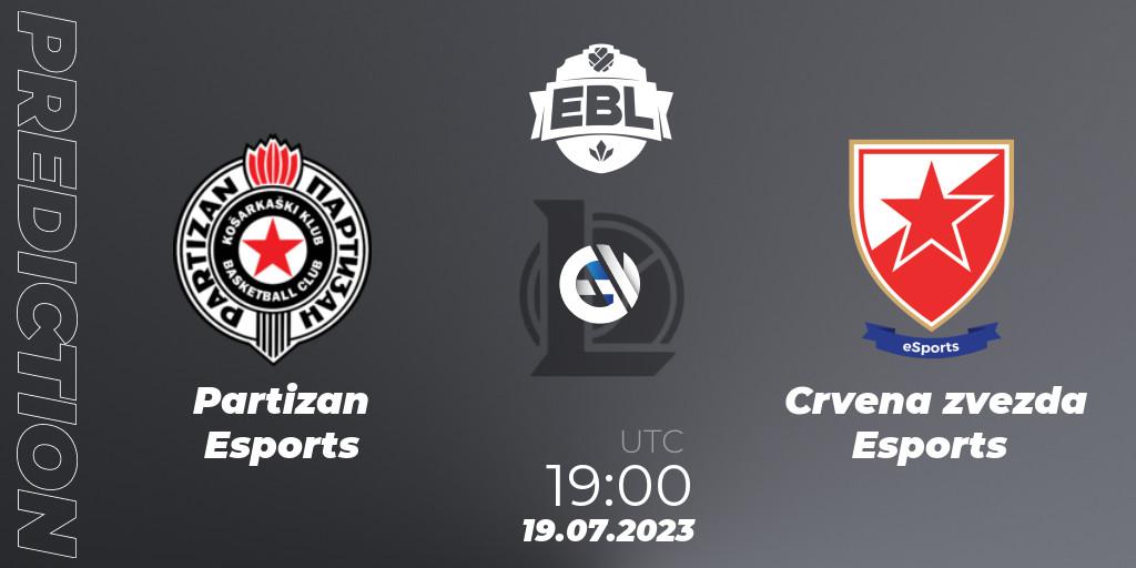 Partizan Esports - Crvena zvezda Esports: Maç tahminleri. 19.07.2023 at 19:00, LoL, Esports Balkan League Season 13
