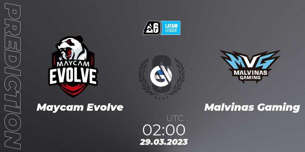 Maycam Evolve - Malvinas Gaming: Maç tahminleri. 29.03.23, Rainbow Six, LATAM League 2023 - Stage 1