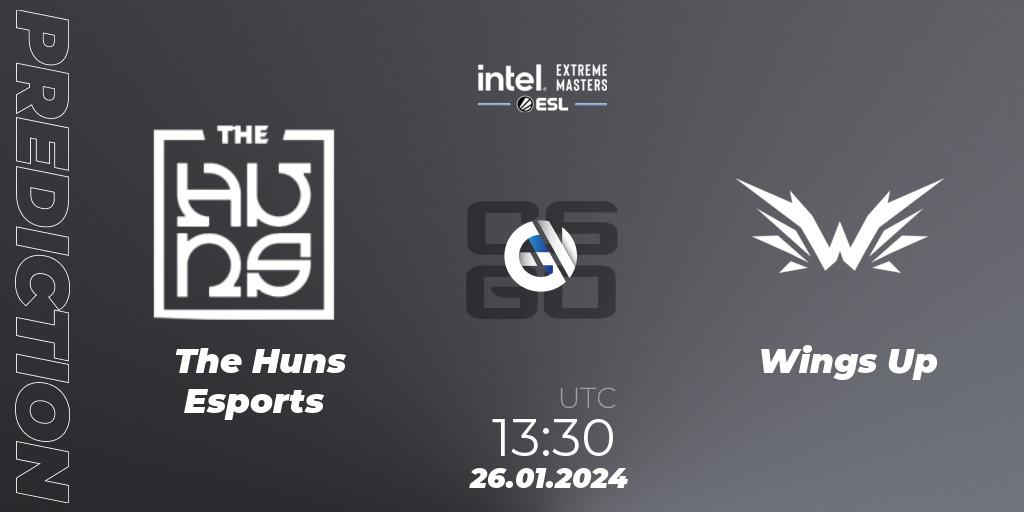 The Huns Esports - Wings Up: Maç tahminleri. 26.01.24, CS2 (CS:GO), Intel Extreme Masters China 2024: Asian Closed Qualifier