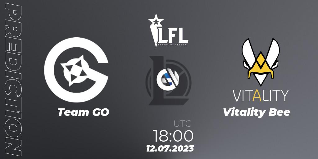 Team GO - Vitality Bee: Maç tahminleri. 12.07.2023 at 18:00, LoL, LFL Summer 2023 - Group Stage