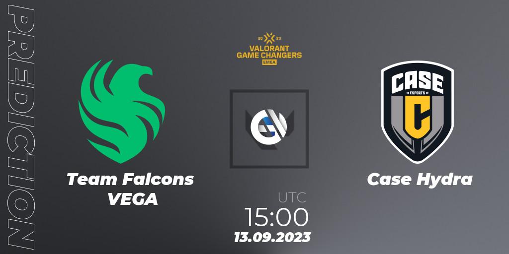 Team Falcons VEGA - Case Hydra: Maç tahminleri. 13.09.2023 at 15:00, VALORANT, VCT 2023: Game Changers EMEA Stage 3 - Group Stage
