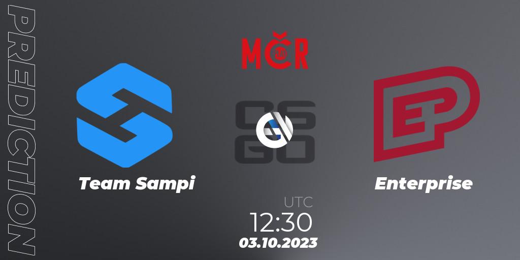 Team Sampi - Enterprise: Maç tahminleri. 03.10.2023 at 12:30, Counter-Strike (CS2), Tipsport Cup Prague Fall 2023: Online Stage