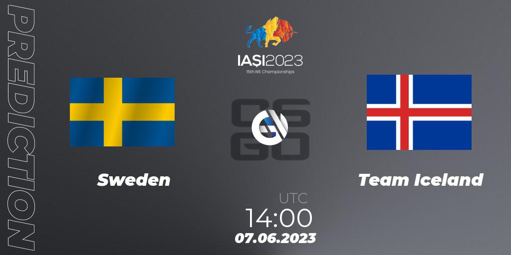 Sweden - Team Iceland: Maç tahminleri. 07.06.2023 at 14:00, Counter-Strike (CS2), IESF World Esports Championship 2023: Northern Europe Qualifier