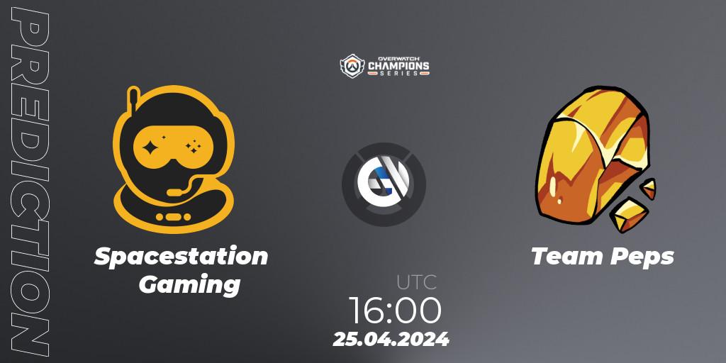 Spacestation Gaming - Team Peps: Maç tahminleri. 25.04.2024 at 16:00, Overwatch, Overwatch Champions Series 2024 - EMEA Stage 2 Main Event