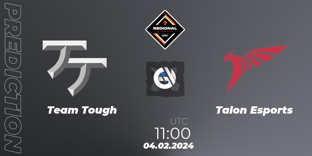 Team Tough - Talon Esports: Maç tahminleri. 04.02.2024 at 12:20, Dota 2, RES Regional Series: SEA #1