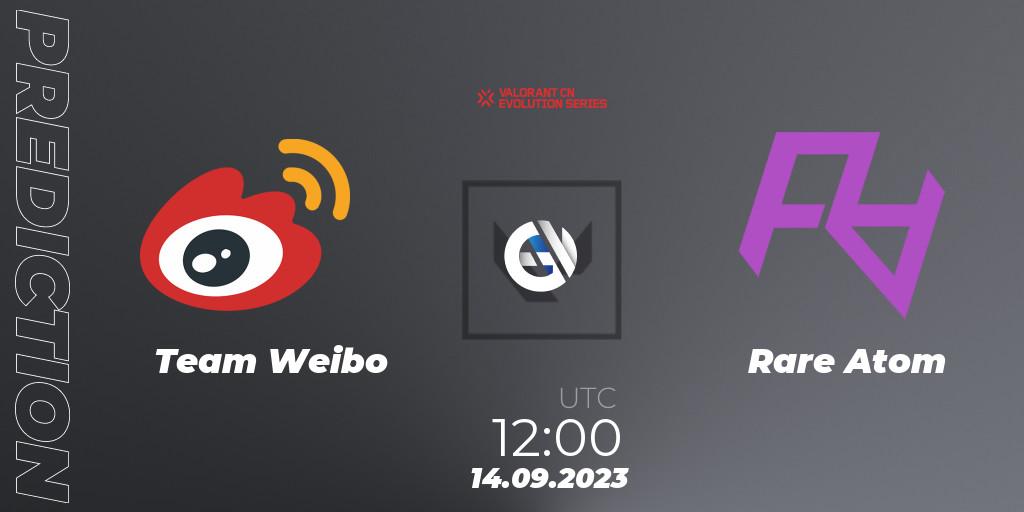 Team Weibo - Rare Atom: Maç tahminleri. 14.09.23, VALORANT, VALORANT China Evolution Series Act 1: Variation - Play-In