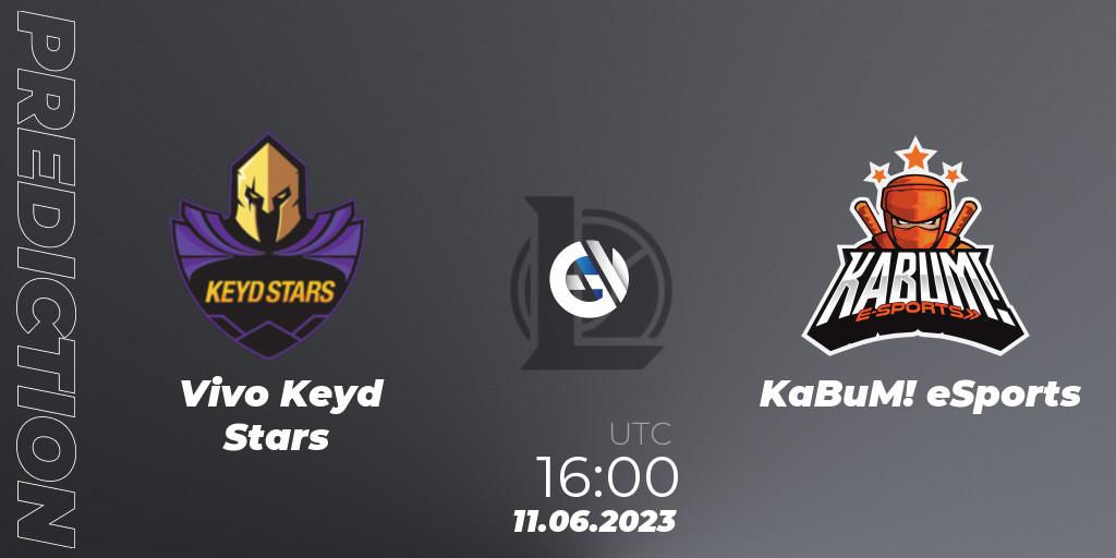 Vivo Keyd Stars - KaBuM! eSports: Maç tahminleri. 11.06.23, LoL, CBLOL Split 2 2023 Regular Season