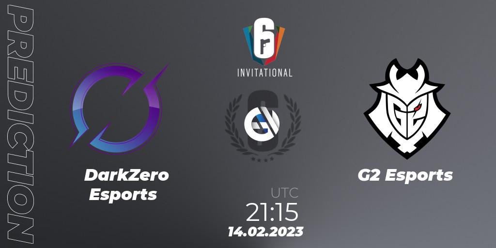 DarkZero Esports - G2 Esports: Maç tahminleri. 14.02.2023 at 21:15, Rainbow Six, Six Invitational 2023
