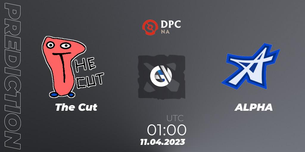 The Cut - ALPHA: Maç tahminleri. 11.04.2023 at 00:59, Dota 2, DPC 2023 Tour 2: NA Division II (Lower)