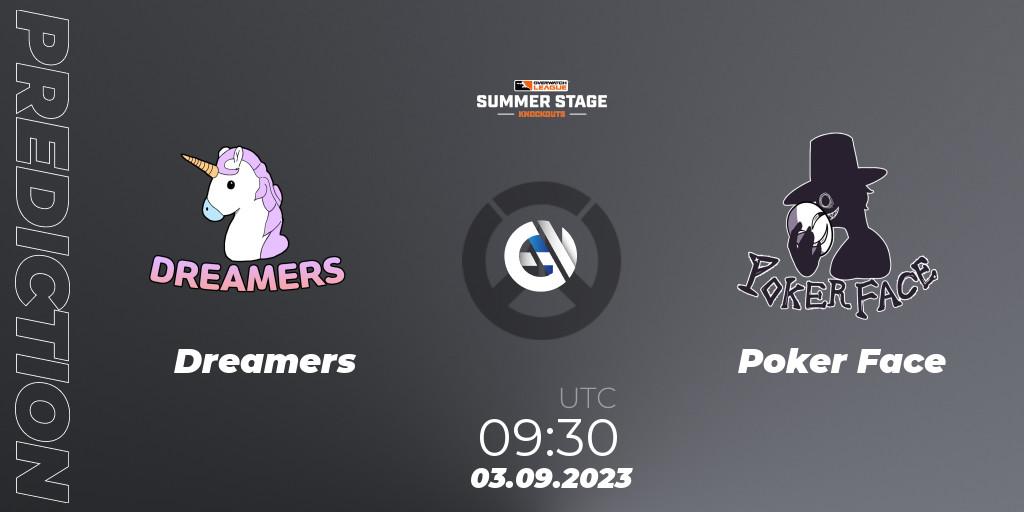 Dreamers - Poker Face: Maç tahminleri. 03.09.2023 at 09:30, Overwatch, Overwatch League 2023 - Summer Stage Knockouts