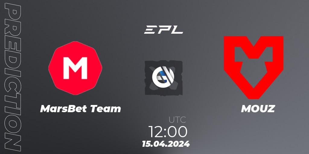 MarsBet Team - MOUZ: Maç tahminleri. 15.04.24, Dota 2, European Pro League Season 17