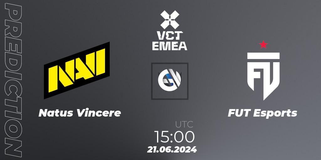 Natus Vincere - FUT Esports: Maç tahminleri. 21.06.2024 at 19:00, VALORANT, VALORANT Champions Tour 2024: EMEA League - Stage 2 - Group Stage