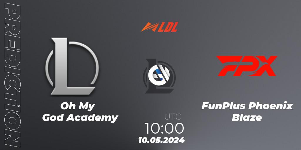 Oh My God Academy - FunPlus Phoenix Blaze: Maç tahminleri. 10.05.24, LoL, LDL 2024 - Stage 2