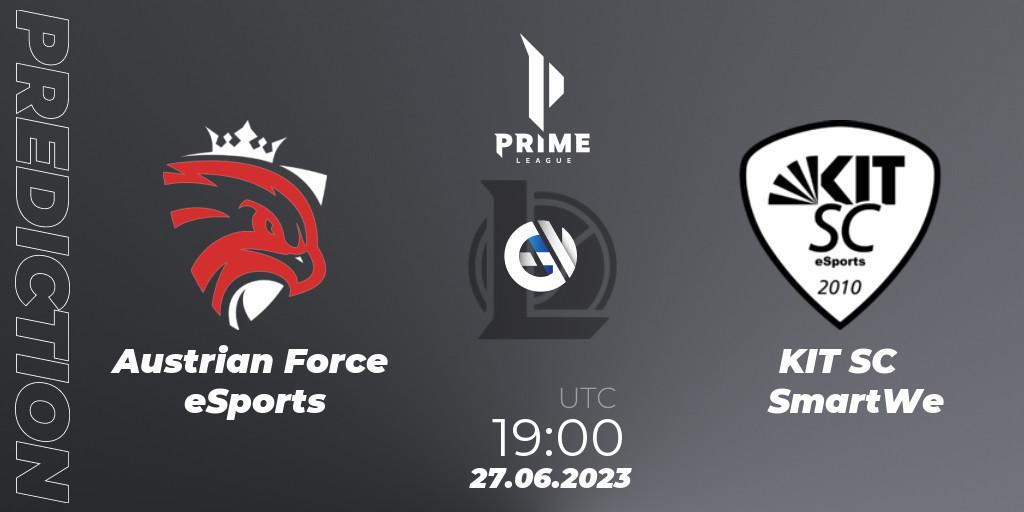 Austrian Force eSports - KIT SC SmartWe: Maç tahminleri. 27.06.2023 at 19:00, LoL, Prime League 2nd Division Summer 2023