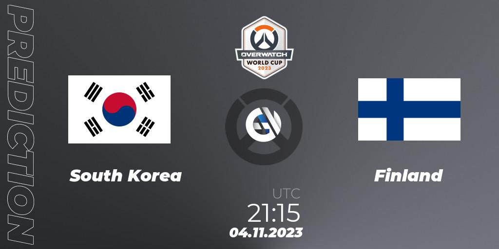 South Korea - Finland: Maç tahminleri. 04.11.23, Overwatch, Overwatch World Cup 2023