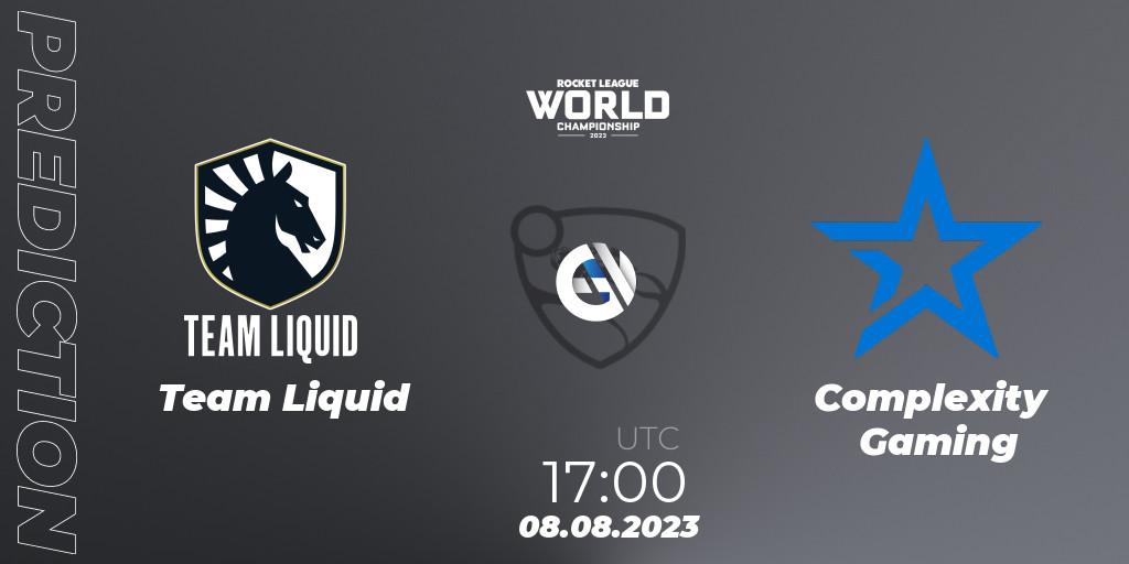 Team Liquid - Complexity Gaming: Maç tahminleri. 08.08.2023 at 16:25, Rocket League, Rocket League Championship Series 2022-23 - World Championship Group Stage