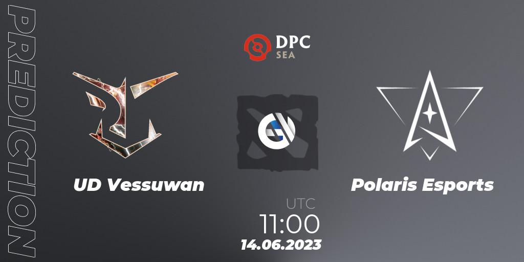 UD Vessuwan - Polaris Esports: Maç tahminleri. 14.06.2023 at 11:51, Dota 2, DPC 2023 Tour 3: SEA Division II (Lower)