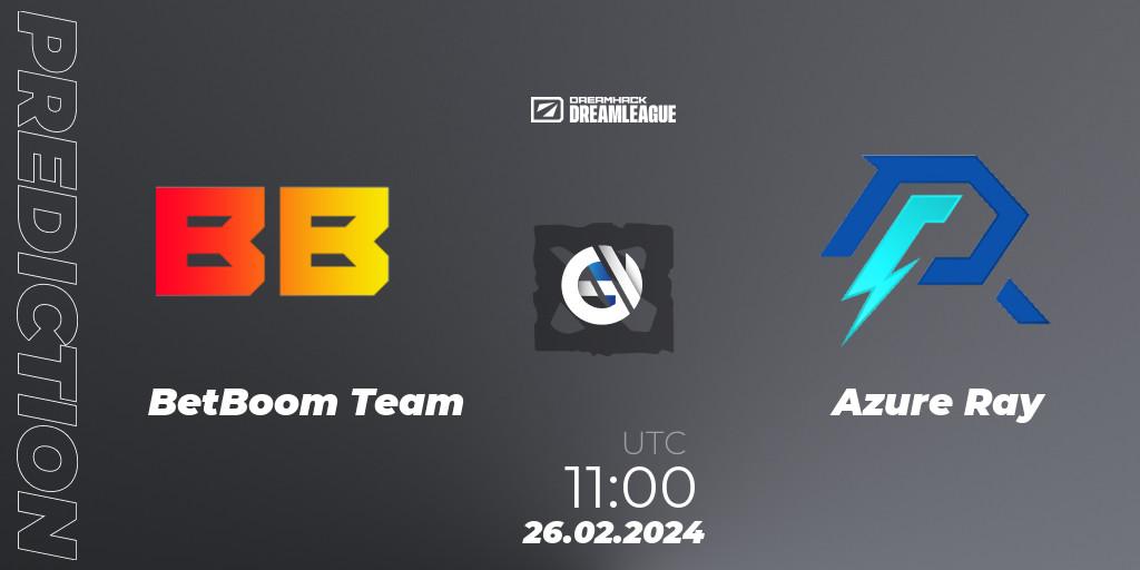 BetBoom Team - Azure Ray: Maç tahminleri. 26.02.2024 at 10:59, Dota 2, DreamLeague Season 22