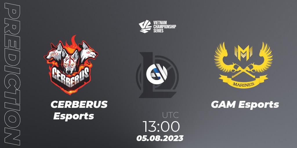 CERBERUS Esports - GAM Esports: Maç tahminleri. 05.08.2023 at 13:00, LoL, VCS Dusk 2023