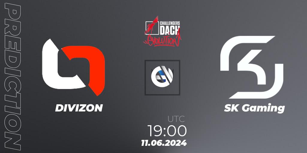 DIVIZON - SK Gaming: Maç tahminleri. 11.06.2024 at 18:45, VALORANT, VALORANT Challengers 2024 DACH: Evolution Split 2
