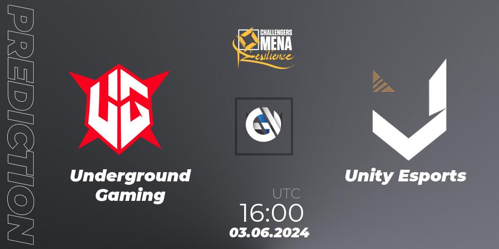 Underground Gaming - Unity Esports: Maç tahminleri. 03.06.2024 at 16:00, VALORANT, VALORANT Challengers 2024 MENA: Resilience Split 2 - GCC and Iraq