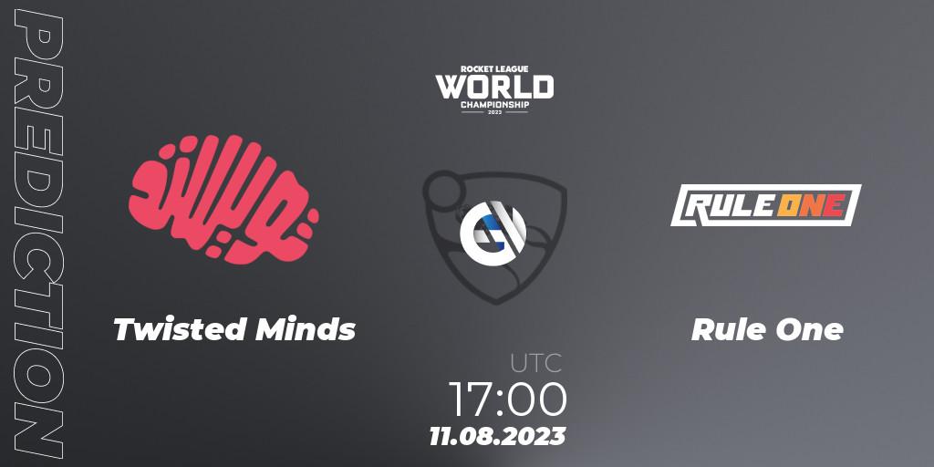 Twisted Minds - Rule One: Maç tahminleri. 11.08.2023 at 17:30, Rocket League, Rocket League Championship Series 2022-23 - World Championship Group Stage
