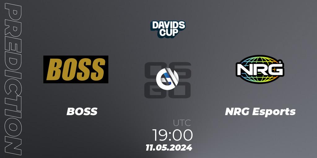 BOSS - NRG Esports: Maç tahminleri. 11.05.2024 at 19:00, Counter-Strike (CS2), David's Cup 2024