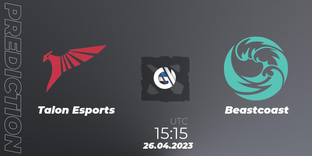 Talon Esports - Beastcoast: Maç tahminleri. 26.04.2023 at 15:15, Dota 2, The Berlin Major 2023 ESL - Group Stage