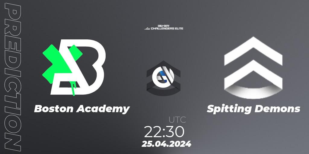 Boston Academy - Spitting Demons: Maç tahminleri. 25.04.2024 at 22:30, Call of Duty, Call of Duty Challengers 2024 - Elite 2: NA