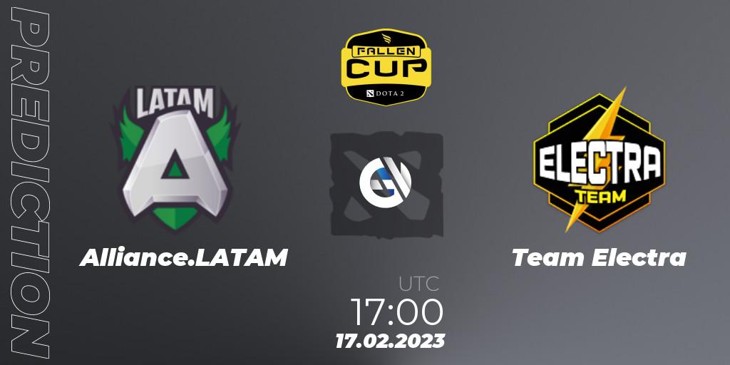 Alliance.LATAM - Team Electra: Maç tahminleri. 17.02.2023 at 17:00, Dota 2, Fallen Cup Season 2