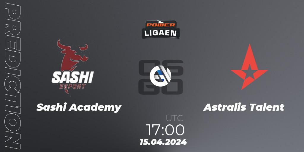 Sashi Academy - Astralis Talent: Maç tahminleri. 15.04.24, CS2 (CS:GO), Dust2.dk Ligaen Season 26
