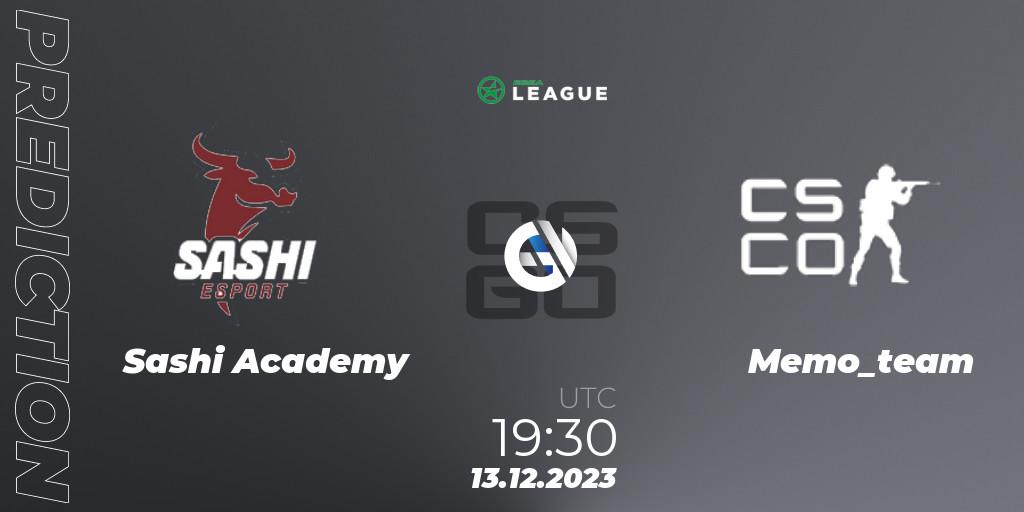 Sashi Academy - Memo_team: Maç tahminleri. 13.12.2023 at 19:30, Counter-Strike (CS2), ESEA Season 47: Open Division - Europe