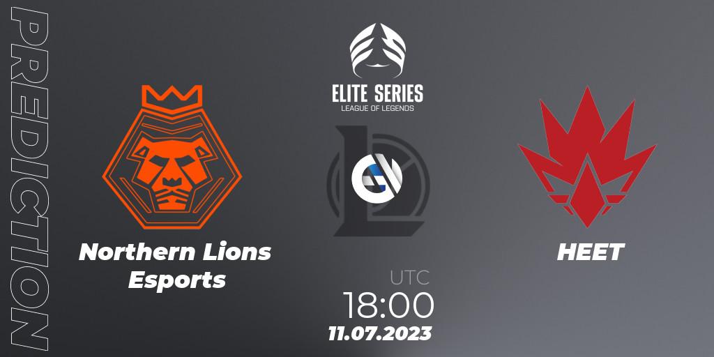Northern Lions Esports - HEET: Maç tahminleri. 11.07.23, LoL, Elite Series Summer 2023