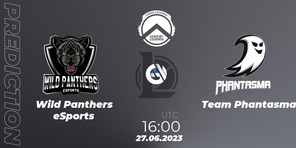 Wild Panthers eSports - Team Phantasma: Maç tahminleri. 27.06.2023 at 16:00, LoL, Greek Legends League Summer 2023