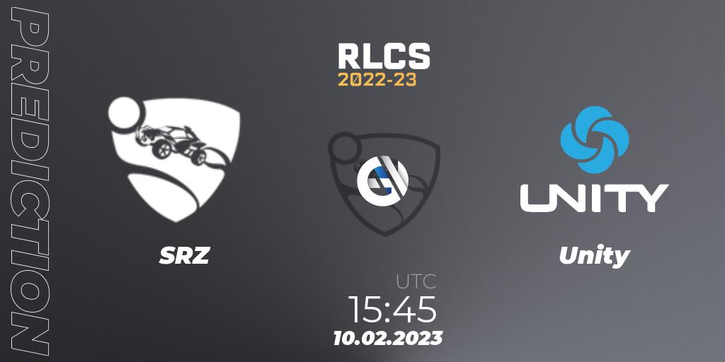 SRZ - Unity: Maç tahminleri. 10.02.2023 at 15:45, Rocket League, RLCS 2022-23 - Winter: Sub-Saharan Africa Regional 2 - Winter Cup