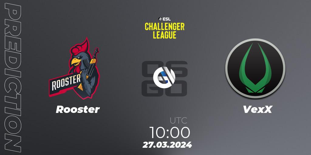 Rooster - VexX: Maç tahminleri. 27.03.24, CS2 (CS:GO), ESL Challenger League Season 47: Oceania