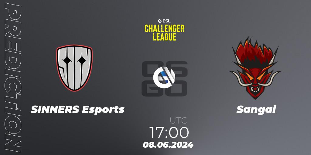 SINNERS Esports - Sangal: Maç tahminleri. 08.06.2024 at 17:00, Counter-Strike (CS2), ESL Challenger League Season 47: Europe