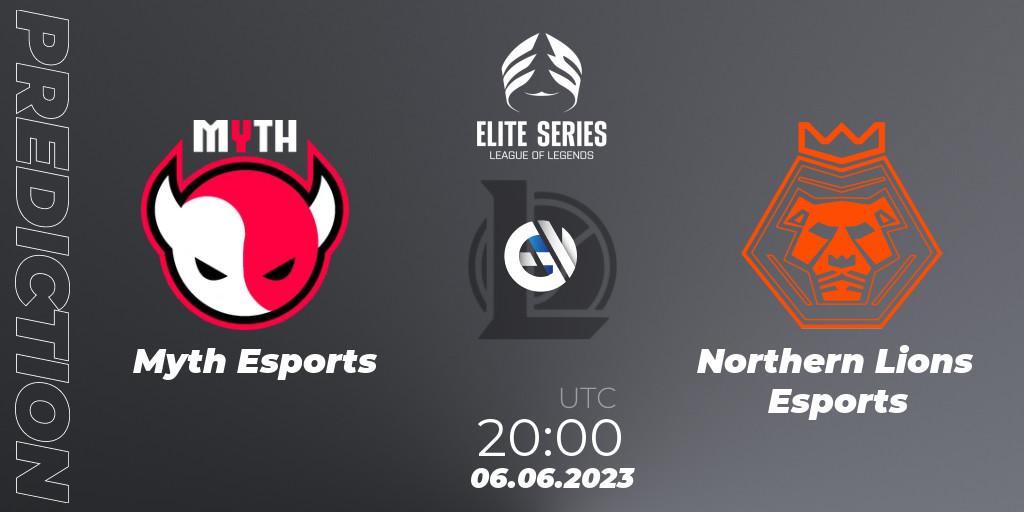 Myth Esports - Northern Lions Esports: Maç tahminleri. 06.06.23, LoL, Elite Series Summer 2023