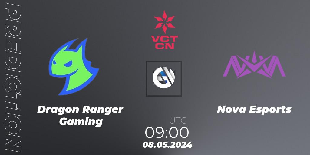 Dragon Ranger Gaming - Nova Esports: Maç tahminleri. 08.05.2024 at 11:30, VALORANT, VCT 2024: China Stage 1
