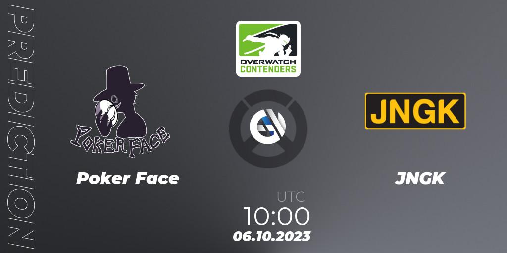 Poker Face - JNGK: Maç tahminleri. 06.10.2023 at 10:00, Overwatch, Overwatch Contenders 2023 Fall Series: Korea